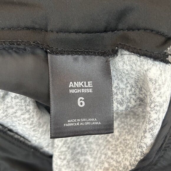 Express Women's Ankle Pants Size 6 Gray High Rise Pockets Lightweight NWOT - Picture 4 of 16